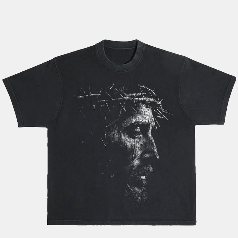 "HOLY SPIRIT" JESUS TEE (black)